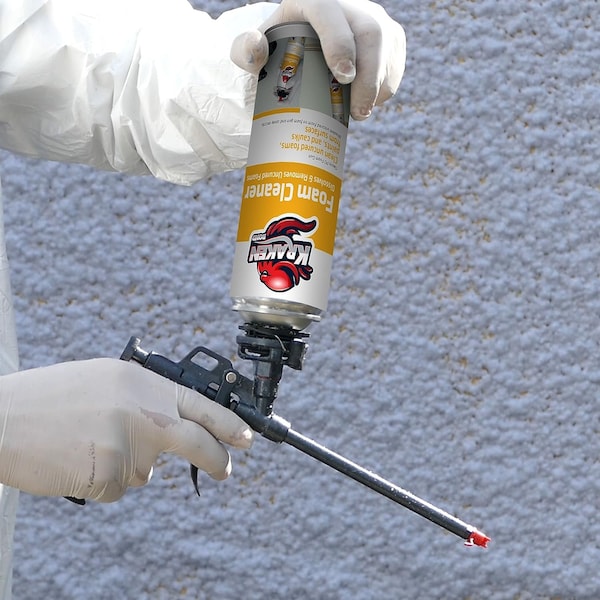 Krakenbond Foam Gun Cleaner, Sealant Remover, Dissolves & Removes Uncured Polyurethane Foams